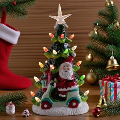 Christmas Decor Holiday Light Battery Powered Multicolored Tabletop Christmas Tree Light for Indoor/outdoor Decoration