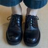 Cowhide Version~ Small Leather Shoes Women's British Style 2025 Spring and Autumn New Versatile Soft-soled Loafers Retro Lace-up Single Shoes