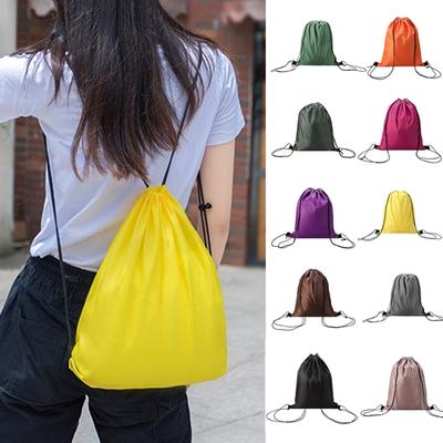 Zaino con coulisse pieghevole impermeabile leggero facile da pulire borsa portaoggetti appesa borsa per esterni