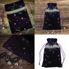 Flannel Tarot Drawstrings Bag Dices Party Storage Bag Jewelry Rune Pouches Organizers for Tarot & Oracles Cards