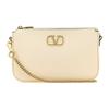 Vlogo Chain Strap Zipper Closure Leather Mini Shoulder Bag Women Shoulder Bag Ivory W2P0AA9MIM098