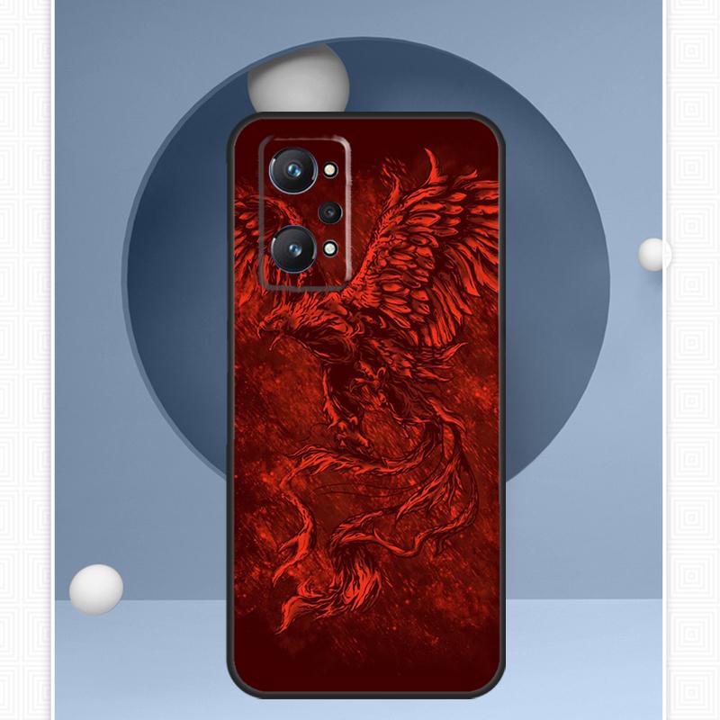 Phoenix Bird For Realme C55 C33 C30 C21Y 10 Pro Plus GT Neo 5 3 3T Case For OnePlus 11 10 Pro Nord 2 2T