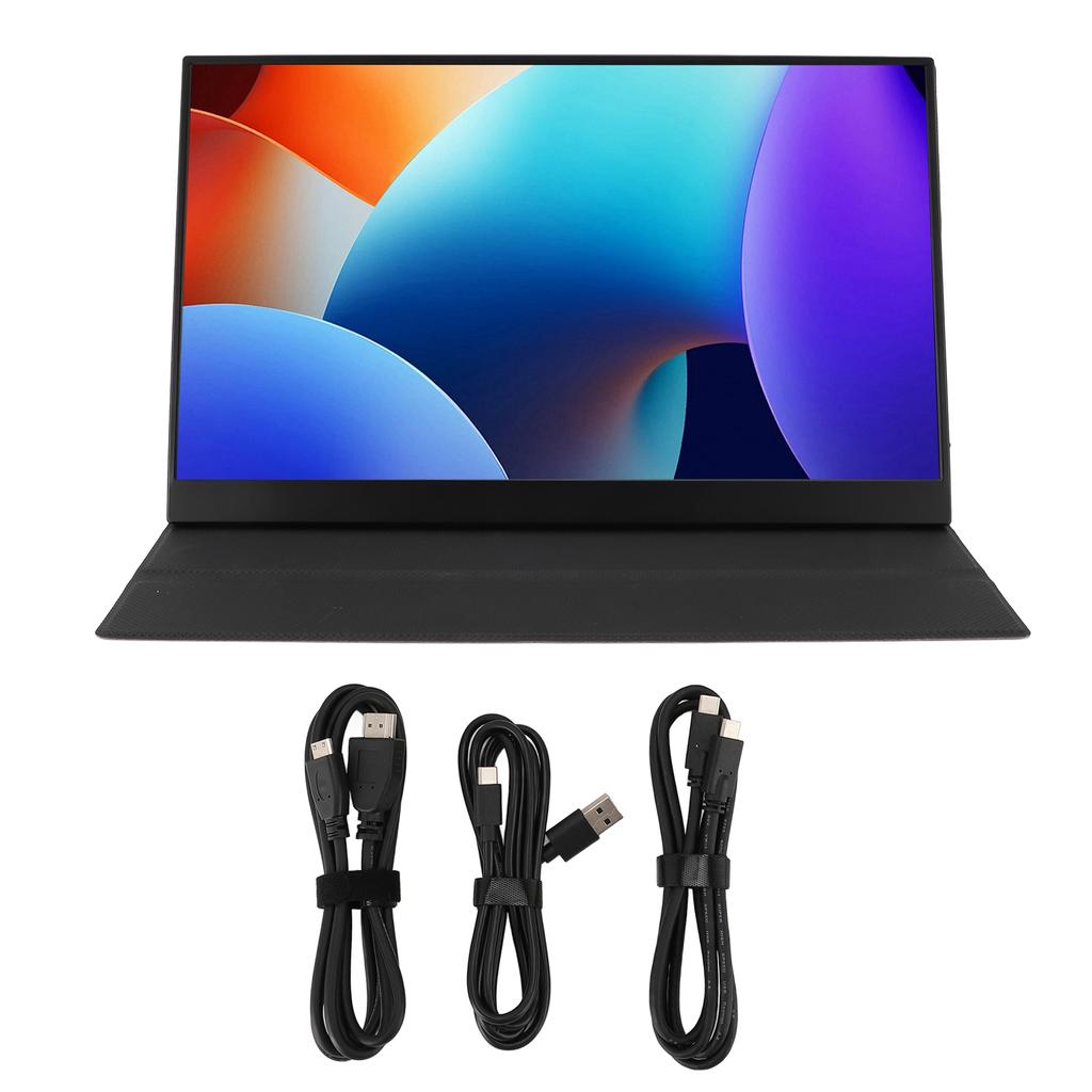 Portable Display Screen 15.6 Inch 1920x1080P Resolution 16:9 Laptop Screen Extender for Game