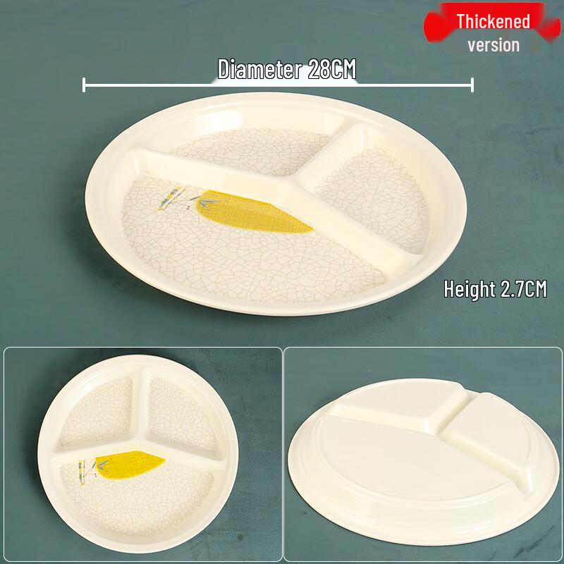 Melamine Divided Cafeteria Tray