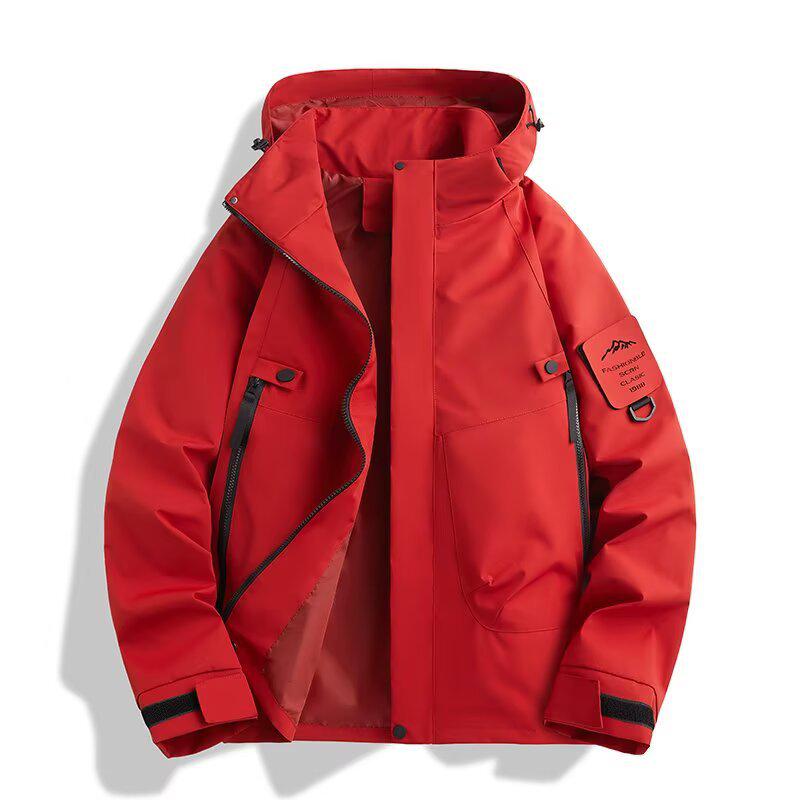 Veste d'extérieur à capuche polyvalente, tendance et triple protection
