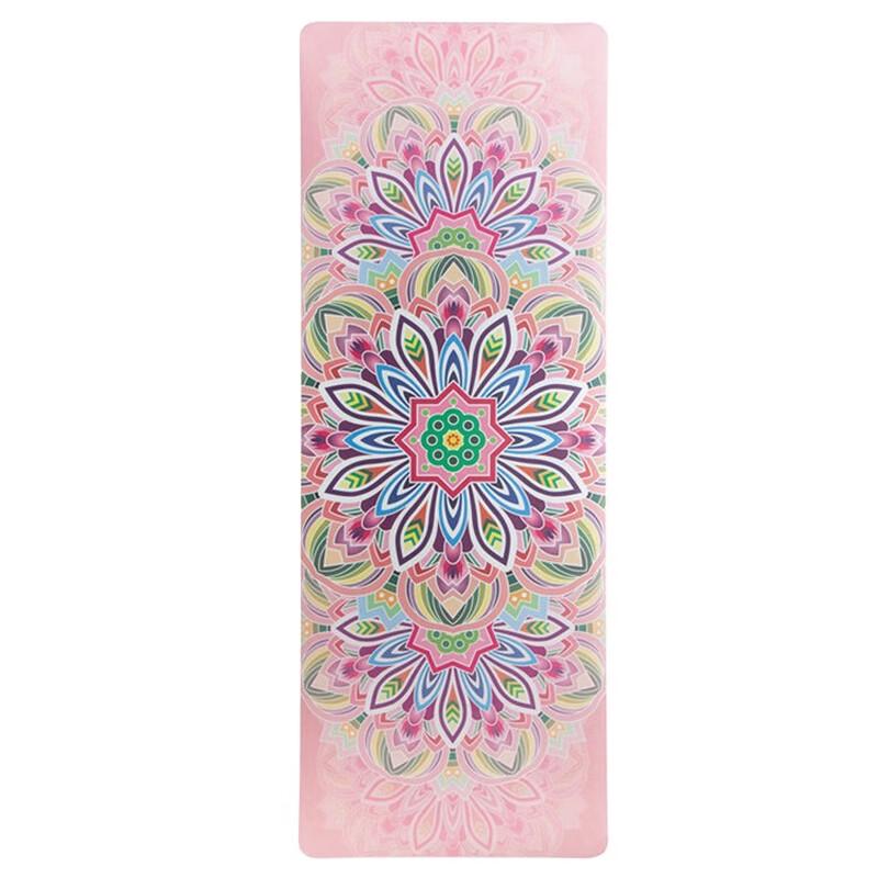 Yimai Colorful Print PU Rubber Yoga Mat