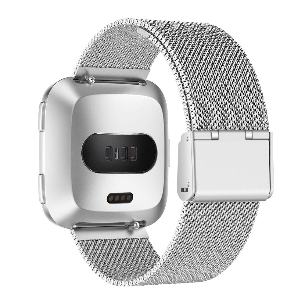 Luxury Milanese Band for Fitbit Versa/Versa 2/Versa Lite,Stainless Steel Watch Strap Replacement