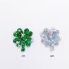 Bling Hologram Four-Leaf Clover Acrylic Pendant Keychain Material