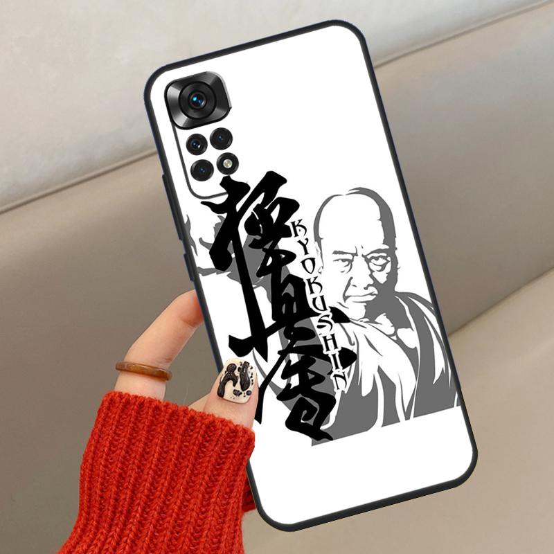 Oyama Kyokushin Karate Case For Xiaomi Redmi Note 11 12 8 9 10 Pro 8T 9S 10S 11S Redmi 9A 9C 10 10A 10C Cover