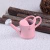 Arrosoir en métal miniature pour décoration de jardin, échelle 1/12, pour enfants et poupées