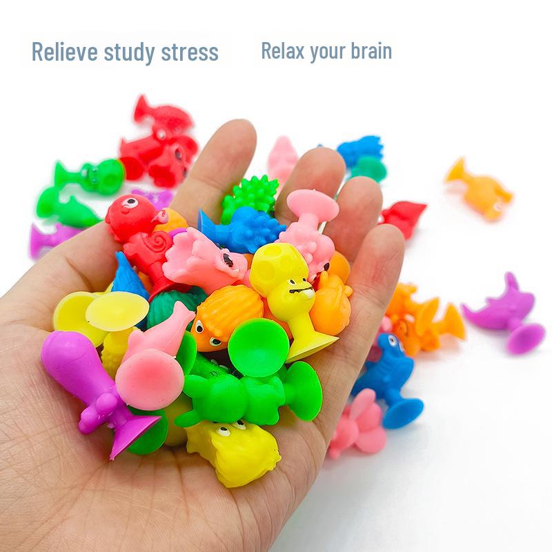 Creative Cartoon Animal Suction Cup Decompression Toys for Fun Parent-Child Interaction