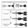 22Pcs Damaged Screw Extractor Kit Disassemble Screws Bolt Stud Slip Teeth