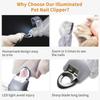 1PCS LED Nail Clipper for Pets with Light, Cat and Dog Grooming Scissors for Simple and Safe Claw Care