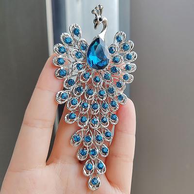 Peacock Bird Brooches Women Clothing Weddings Jewelry Party Accessries Gifts