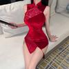 Sexy Lingerie Classical Cheongsam Passion Temptation Antique Small Breasts Pure Desire No Pajamas Uniform Cheongsam