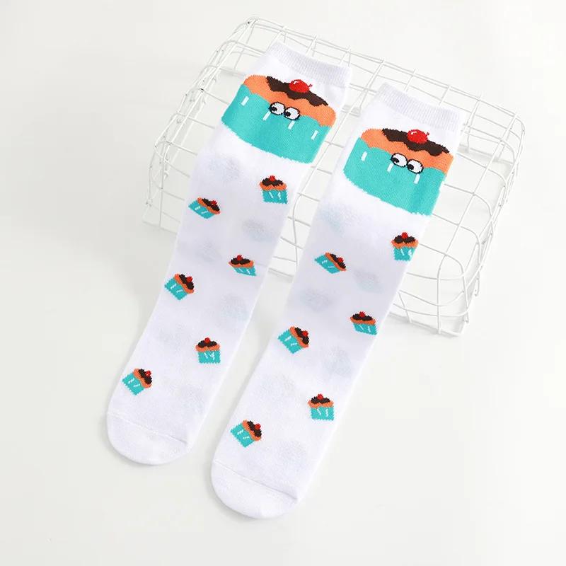 Girl Socks 3-12 Years Old Cotton Knee High Lovely Long Children's Legwarmers Kids Dance Stocking Cute Animal Carton