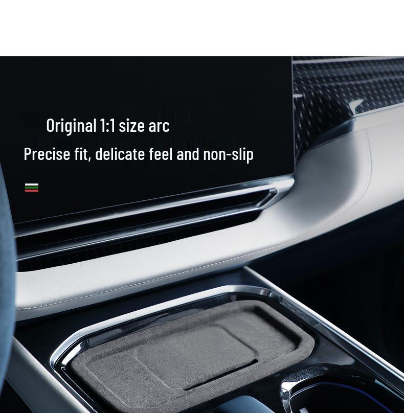 Zeekr 009 Alcantara Suede Wireless Charging Cover - Car Decoration & Protection Accessories