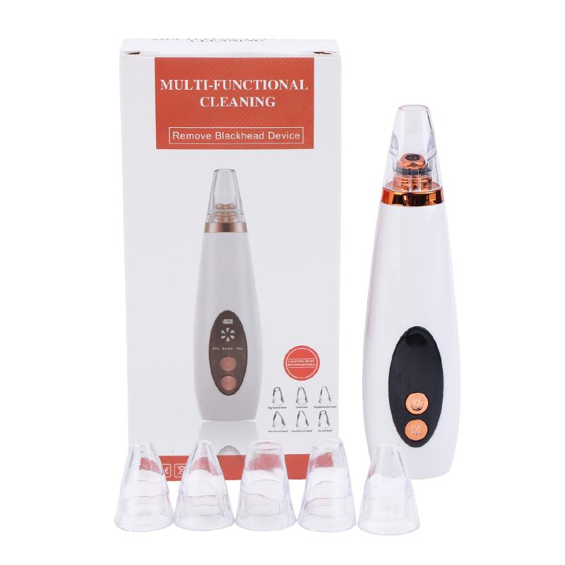 Multi-Functional Cleaning Blackhead Remover Pore Acne Pimple Removal Face T Zone Nose Cleaner Vacuum Suction Facial Beauty Devi