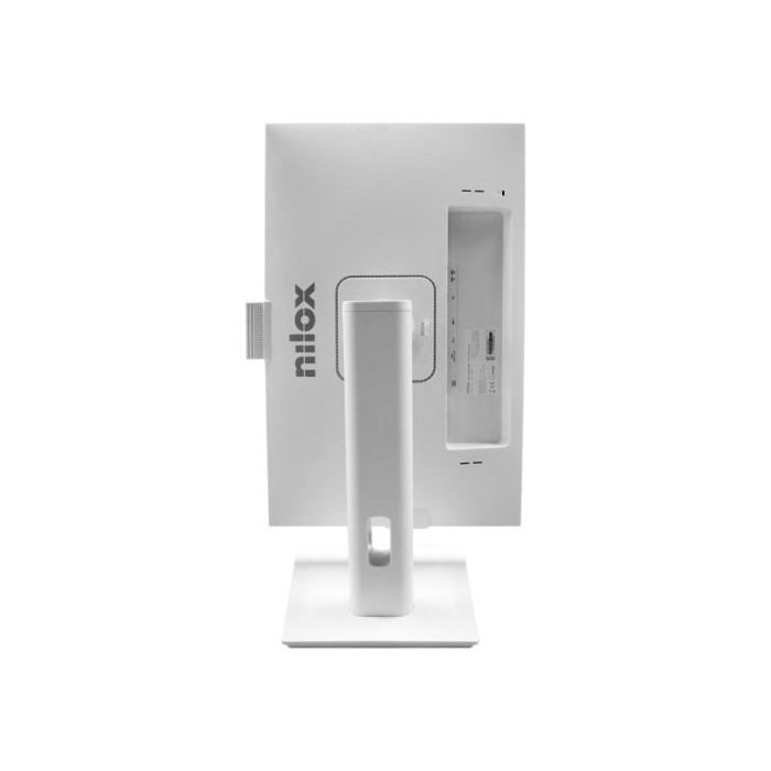 Monitor Nilox NXM24RWEB02W 24" Full HD 120Hz IPS Blanco Altavoces y Cámara Integrados Pivot VESA
