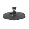 Anti-Dust Silicone Cup Lids Cartoon Cup Sealed Lid Cold/Heat Resistant Drinking Cup Lid Leakproof for Coffee Beer Mug Wine Glass