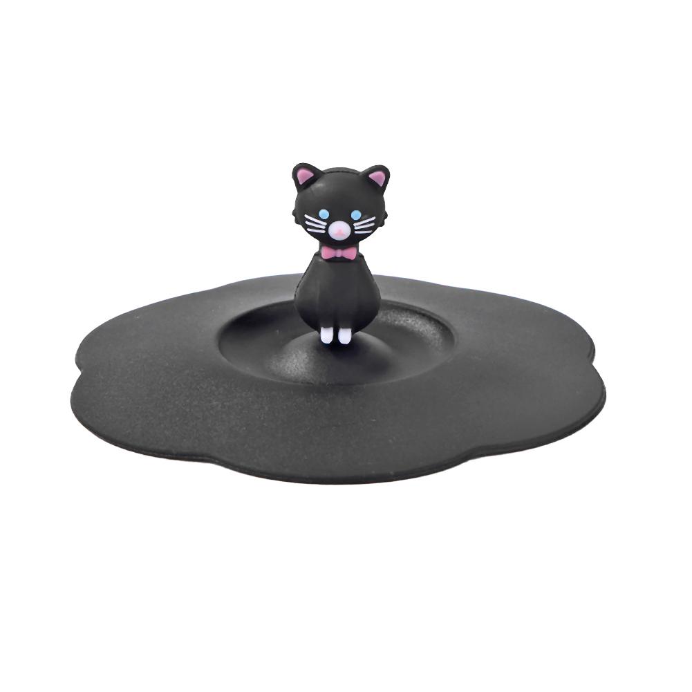 

Anti-Dust Silicone Cup Lids Cartoon Cup Sealed Lid Cold/Heat Resistant Drinking Cup Lid Leakproof for Coffee Beer Mug Wine Glass