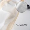 Cotton Bread Bag with TPU Lining And Buckle Design Storage Bag Keeps Bread Fresh Longer Reusable Keeper Bag for Store