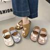 Thick-soled Hole Shoes Women's 2025 Summer New Fashion Soft-soled Bag Head Beach Cool Slippers Outside Wearing Shit Feeling