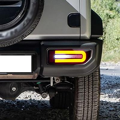 Auto-LED-Rücklicht-Baugruppe passend für Suzuki Jimny 2019–2024, modifiziertes Autozubehör, Rücklichter, Bremsleuchte hinten, Blinkerlicht