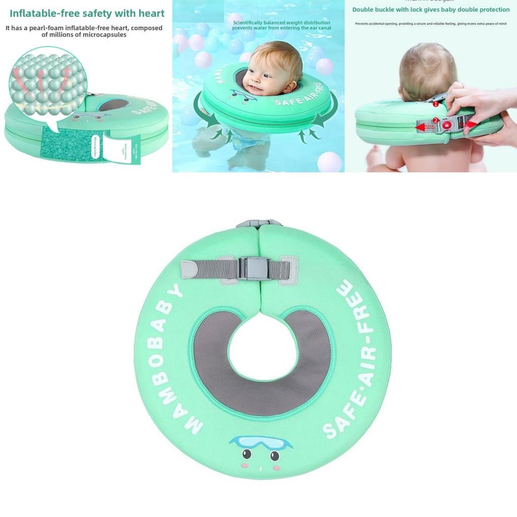 Cute Seal Fish Flamingo Pattern Children Non Inflatable Swimming Neck Ring For Infants