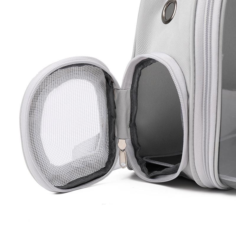 1Pc Panoramic Transparent Space Capsule Pet Backpack Breathable Cat Carrier Travel Bag