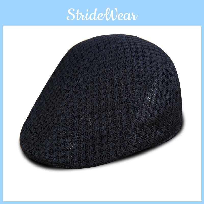 Elegant And Timeless Summer Mens Breathable Mesh Beret For Effortless Style