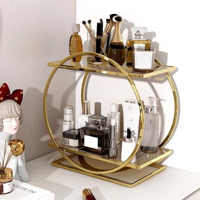 Household Cosmetics and Skincare Storage Rack Household Dressing Table Bathroom Sink Desktop Large Capacity Storage Rack