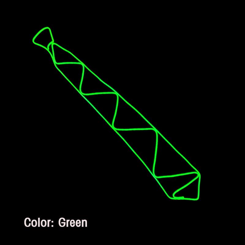 LED Glowing Party Tie for Prom, Bar, Festival, Nightclub & Waitstaff