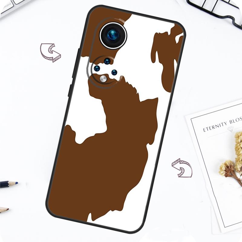 Spotted Cow Skin Print Case For Honor Magic 7 Pro 5 6 Lite Honor 200 Pro 50 70 90 X8b X9a X8a X8 X9 X9c X9b Cover