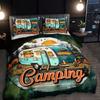 Set Biancheria da Letto con Stampa Lettere Camper: (1 Copripiumino + 2 Federe) - Nessun inserto per cuscino incluso Dimensioni Queen per Tutte le Stagioni