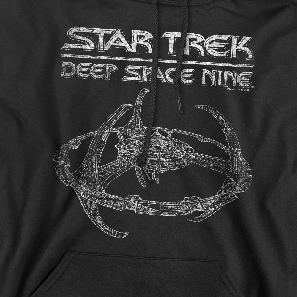 Star Trek Mens Deep Space Nine Station Hoodie