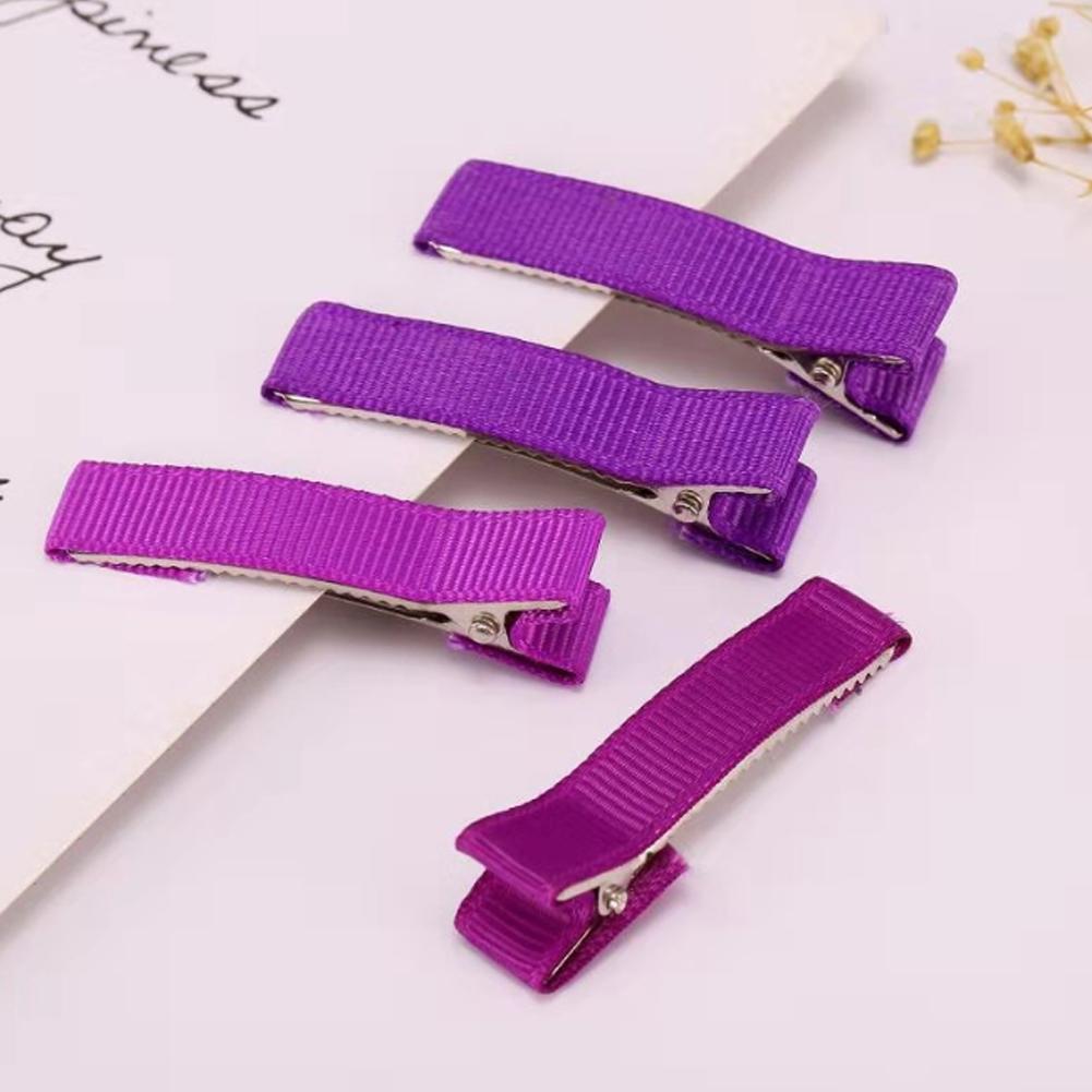 10PCS DIY Handmade Hairclips For Women Basic Bows Hair Clips Coverd Ribbon Hair Barrettes Handicraft Hair Accessories