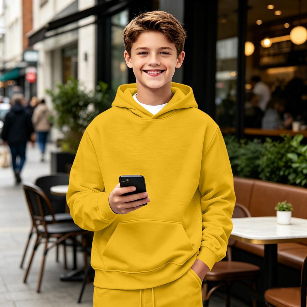 Kinder Pullover Hoodie Langarm Kapuzenpullover für Jungen und Mädchen Freizeitkleidung