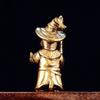 Brass Magician Rat Figurines Miniatures Desktop Ornaments Animal Mouse Crafts Tea Table Pet Home Decor Accessories Decorations