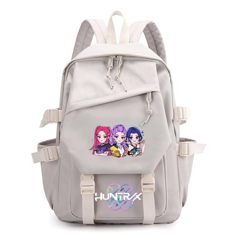 Anime Cute K-pop Demon Hunters Printed Backpack for Teenager Boy Gril Schoolbag Children Student Bookback Women Waterproof Travel Bag Kid Gift Mochila