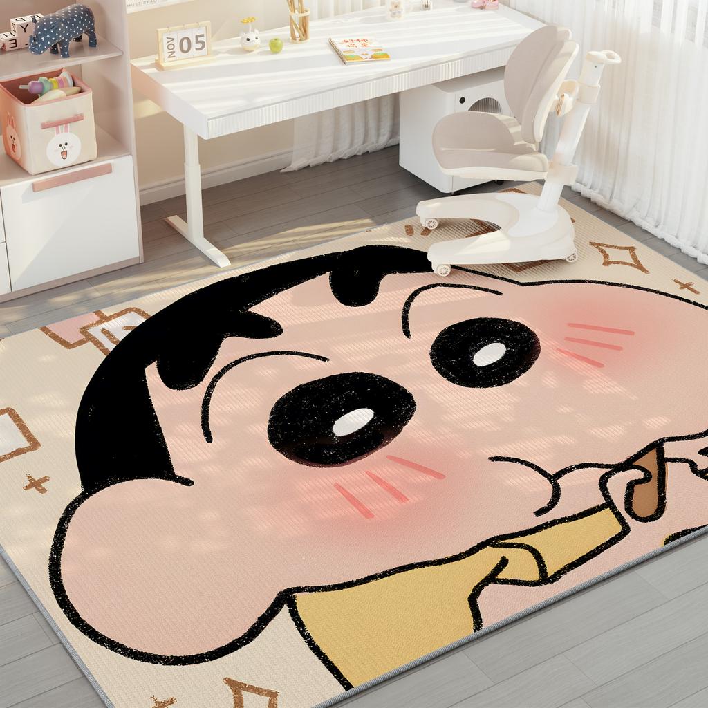  Crayon Shin Chan Children Room Computer Chair Carpet Men Girls Bedroom Study Desk Swivel Chair Mat Reading Area Floor Mat