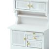 1/16 Dollhouse Bookcase Display Cabinet for Various Rooms Wood Furniture Accessory