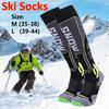 Thicken High Long Ski Socks Men Women Winter High Elastic Sports Socks for Skiing Snowboarding Cycling Outdoor Thermal Socks