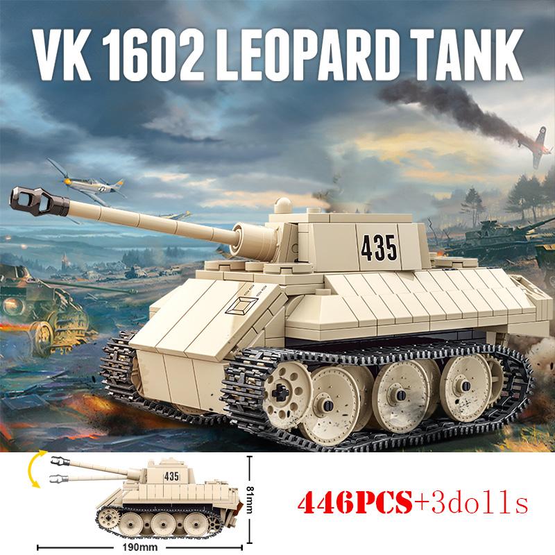 Militär Weltkriege Deutscher Tiger I Schwerer Panzer Bausteine WW2 Waffen Panzer Panther Mittlere Panzer Technische Steine Kinderspielzeug