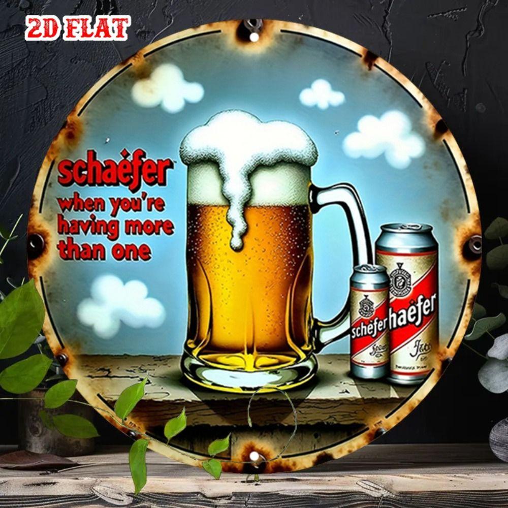 Metal Tin Sign Retro Art 20x20cm Home Wall Decor