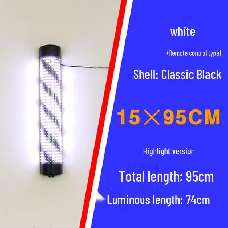 Wall-Mounted Waterproof LED Rotating Barber Shop Light Box