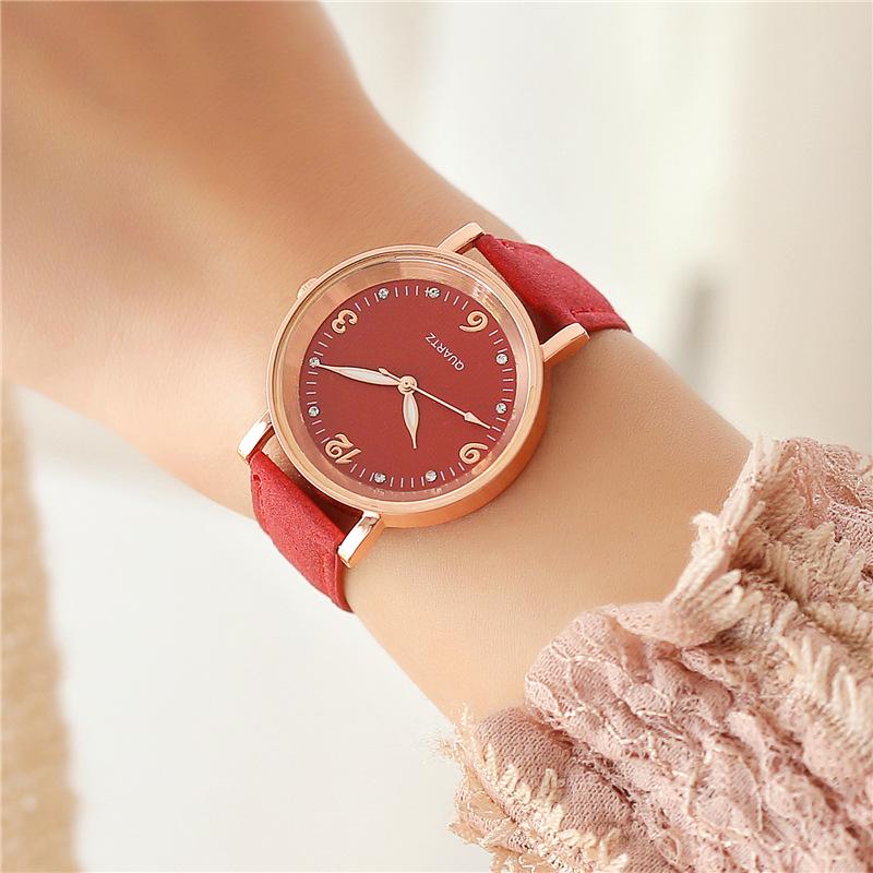 Luminous Women's Leather Strap Fashion Watch