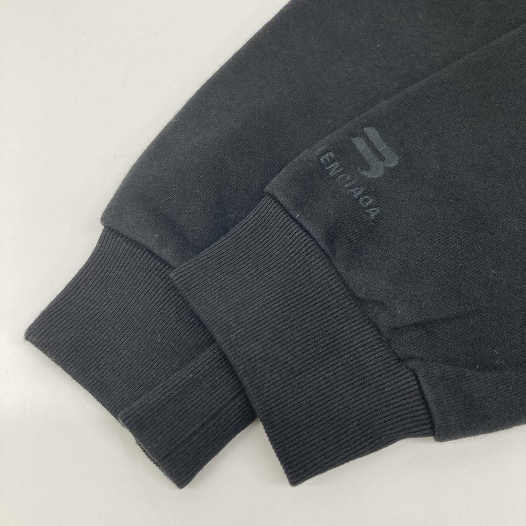 BALENCIAGA 21 years 698485 Black Cropped Parka tops S blackUsed