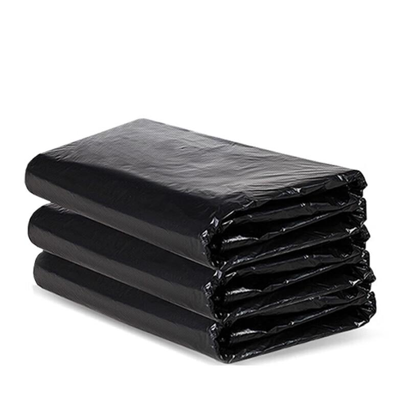 Commercial Heavy-Duty Black Plastic Garbage Bags