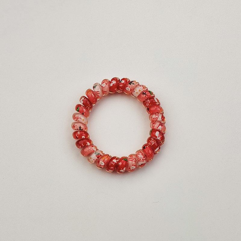 Christmas Combination Series, Telephone Line, Hair Band, Hair Rope, High Elastic And Durable Hair Rope, Headgear.